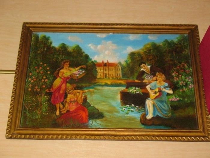 Картина.Холст-103 см на 69 см.Рама-113 см на 79 см.