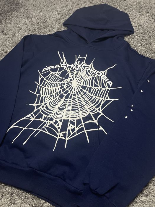 Hoodie azul escuro ( spyder )