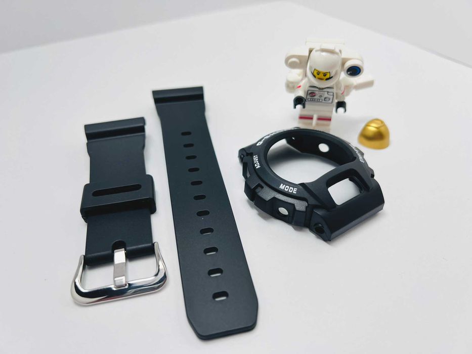 Bezel Pasek Casio G-Shock DW-6900 Czarny/Białe napisy 6900