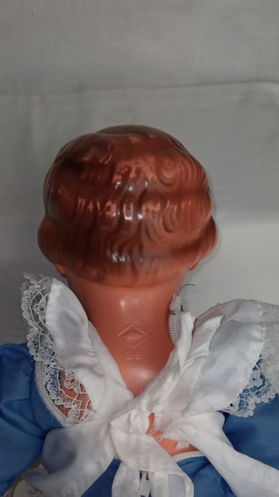 Starą piękna laleczka celuloidowa sygnatura Żółwik. 36 cm.