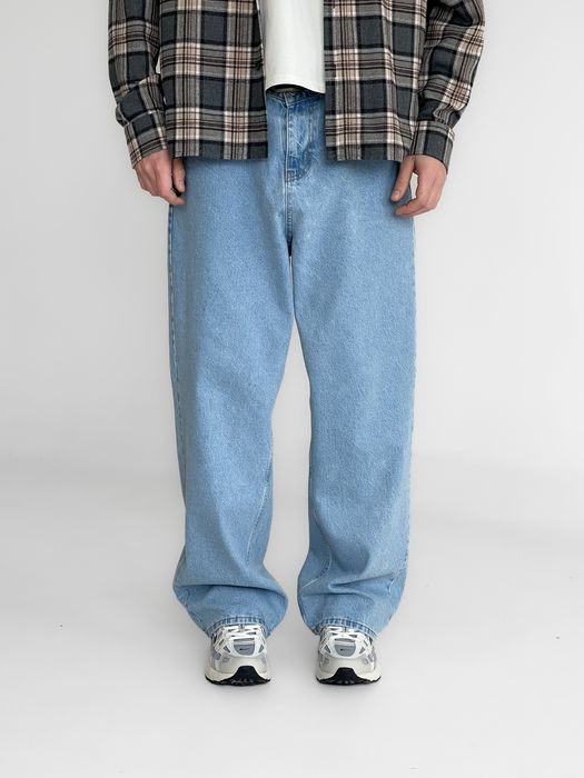 Джинси чоловічі широкі baggy jeans, штани баггі | Джинсы багги мужские широкие Джынсы беги в стиле 90 х реп ск8 Штаны rap pants sk8 y2k | Розмір S