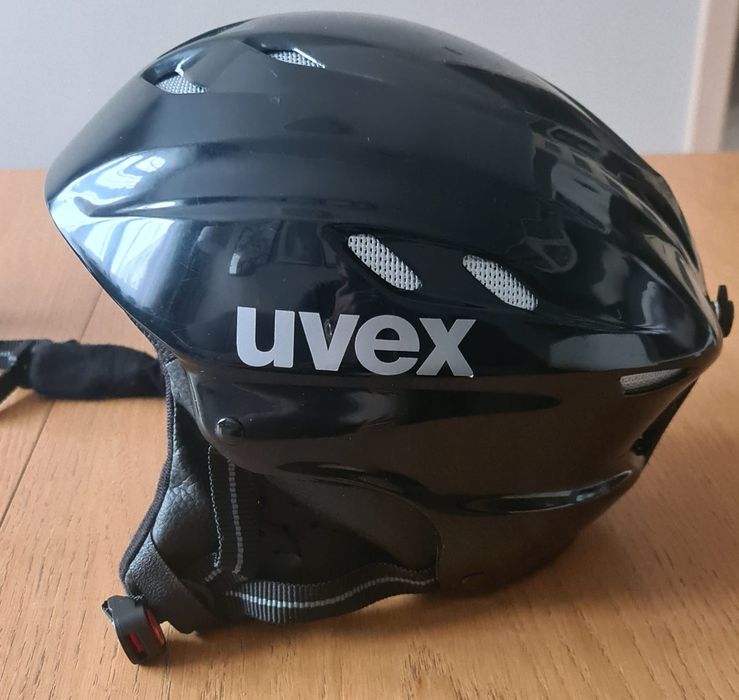 Kask narciarski UVEX + gogle UVEX