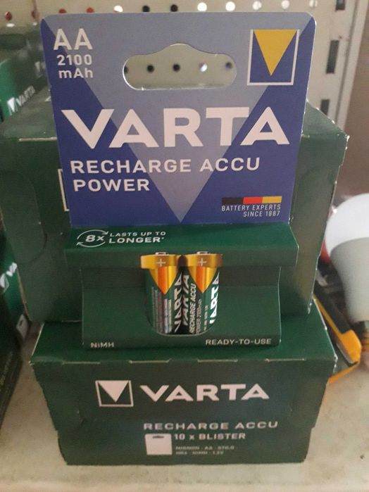 Pilhas Recarregaveis Varta AA