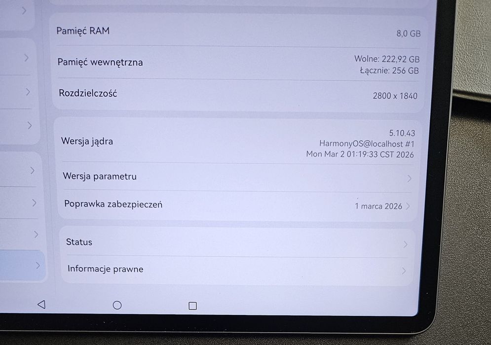 Huawei MatePad 11,5" S 8GB/256GB stan idealny