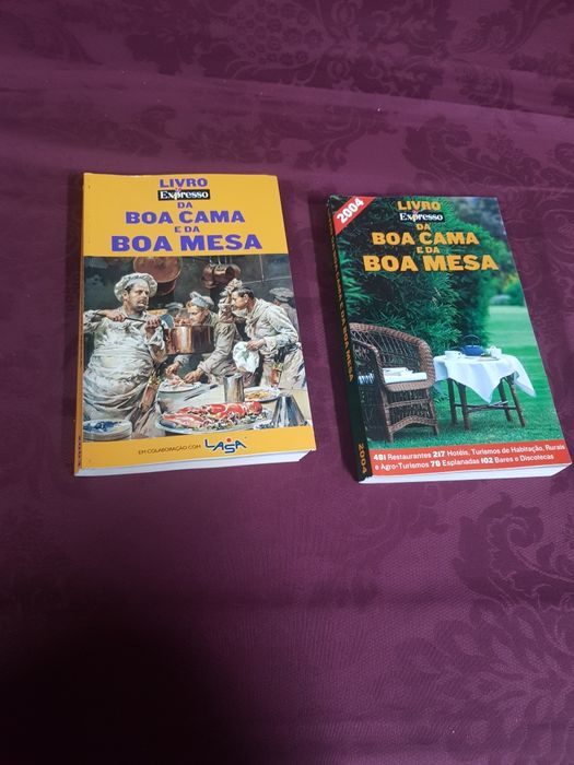 2 livros " Boa cama boa mesa"