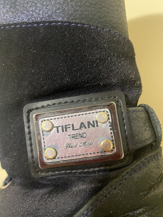 Шкіряні  зимові чобітки бренду Tiflani Brend ціну знижено