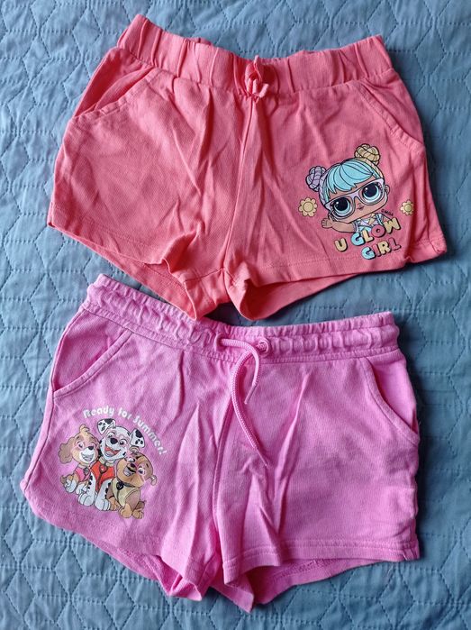 Krótkie spodenki dresowe rozm. 110