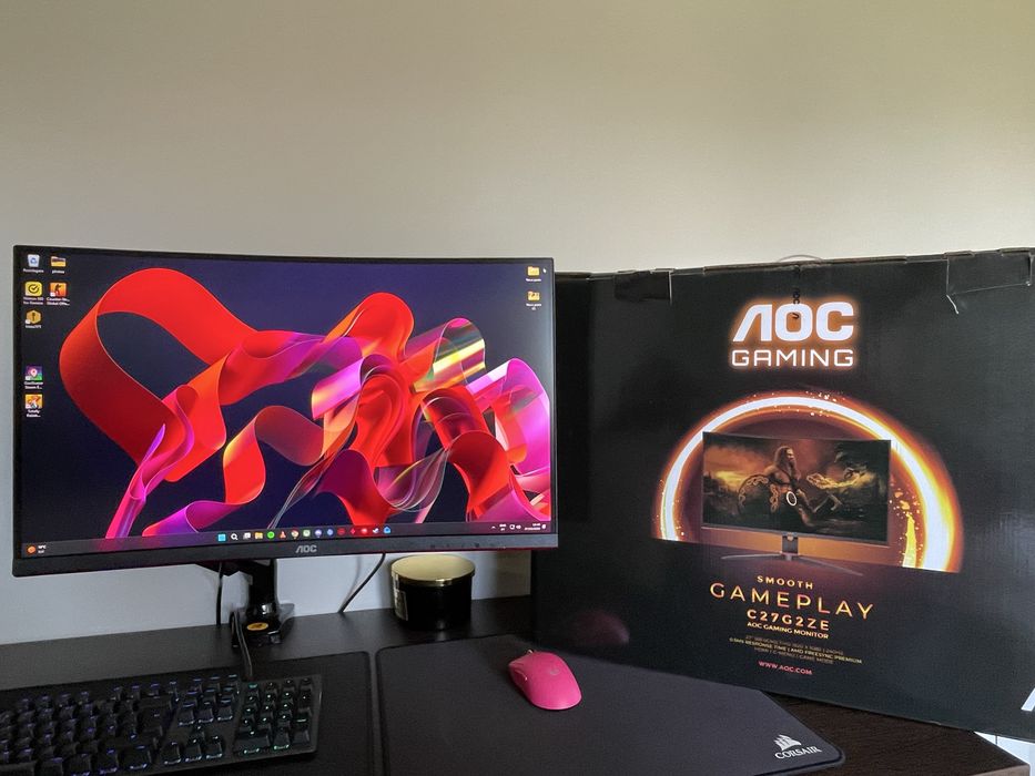 Monitor Gaming AOC 27" 240Hz (C27G2ZE) – Com Garantia e Caixa