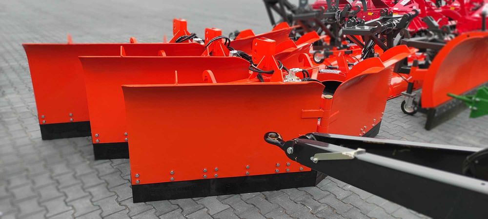 Pług do śniegu składany strzałka producent Metal-Technik