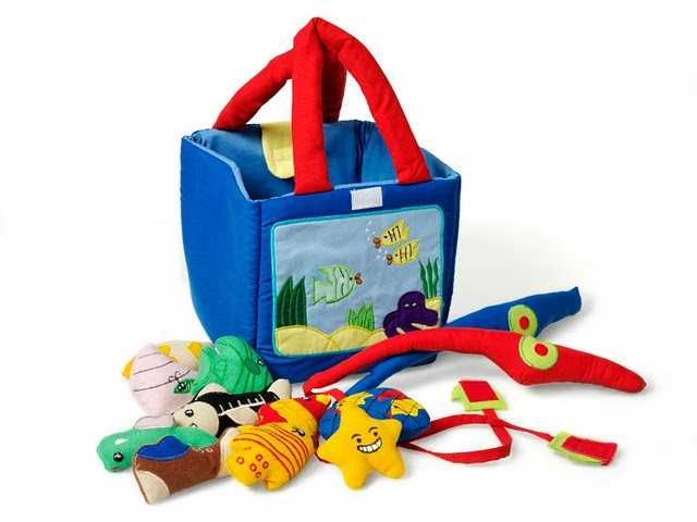 Gra zręcznościowa Akwarium z rybkami ręcznie szyte oskar&ellen