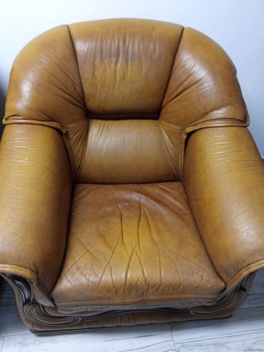 Sofás de 1 lugar em pele