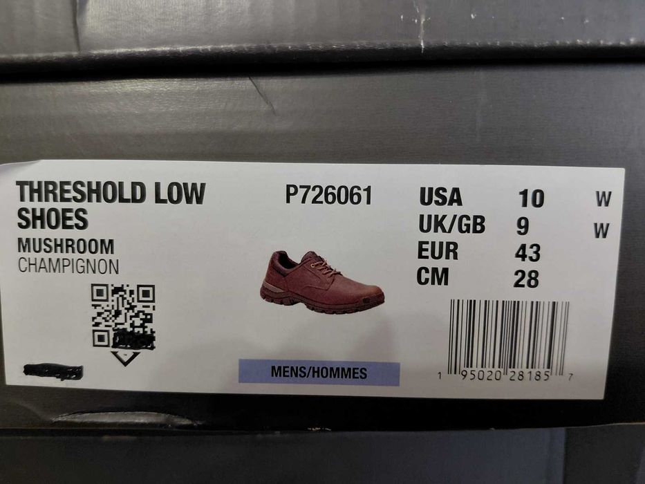 Чоловічі туфлі CAT (Caterpillar) Footwear Threshold Low. Оригінал. З США. Нові