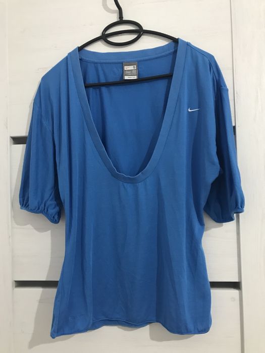 Koszulka Nike Studio do tanca niebieska S 36 oversize dekold