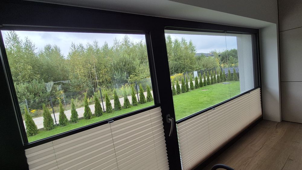 Żaluzje plisowane SZEROKIE 180X120 Na Wymiar Żaluzje Rolety