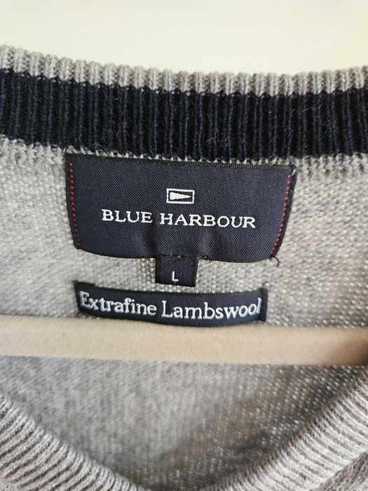 Wełniany męski sweter Blue Harbour | Rozmiar L