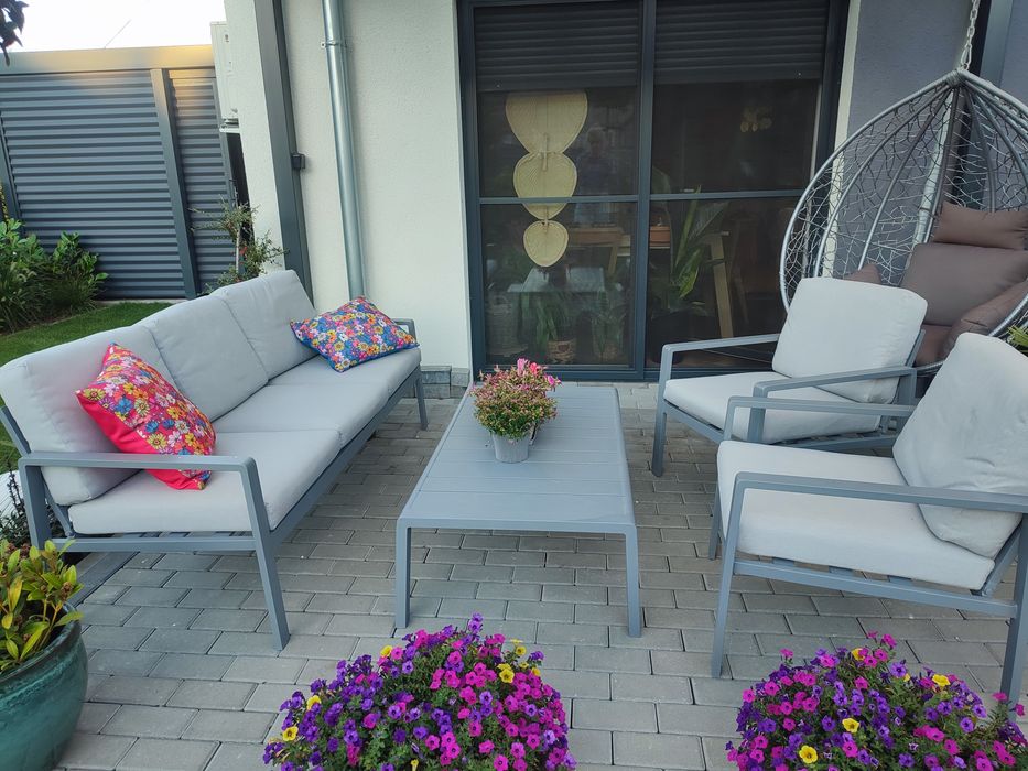 Gotowy Zestaw Mebli Ogrodowych Goodhome Moorea 5-Osobowy