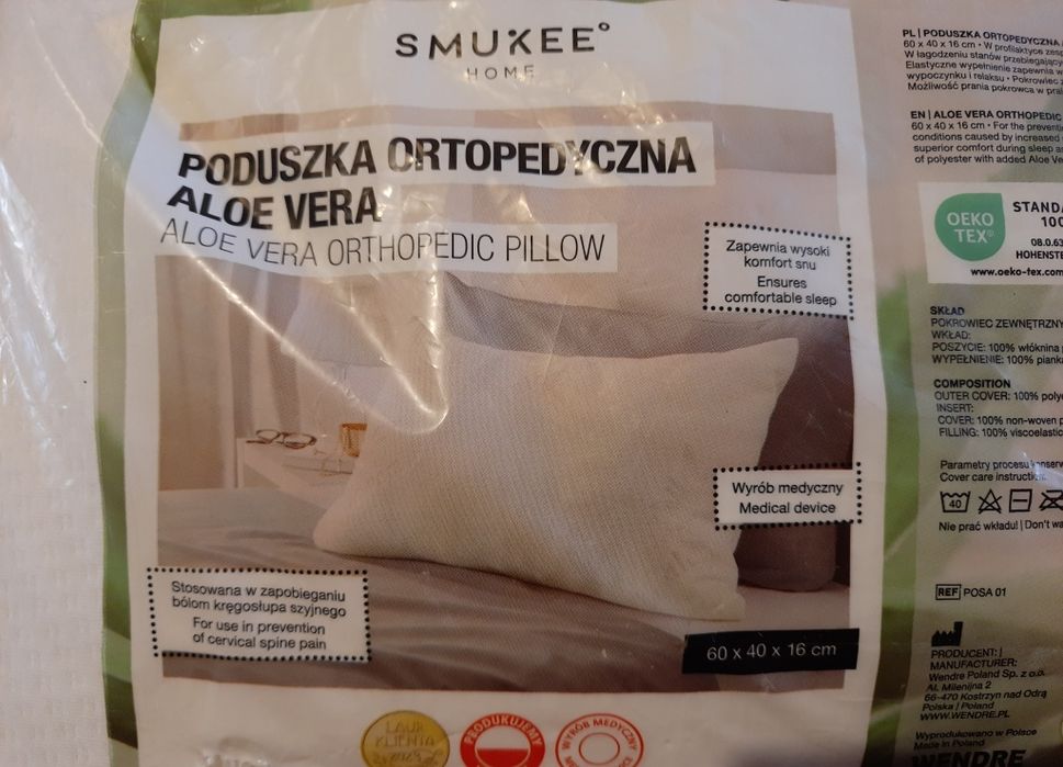 Zestaw Smukee kołdra z poduszką, kolor biały