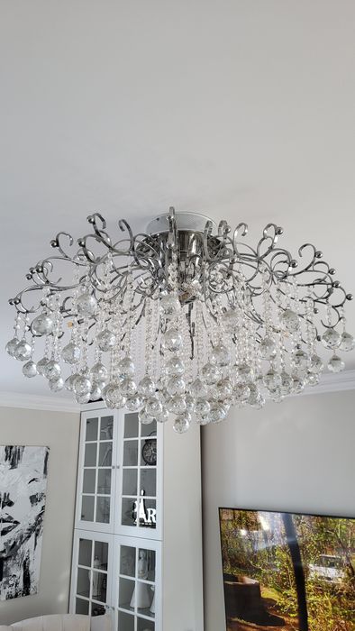 Duża lampa glamour