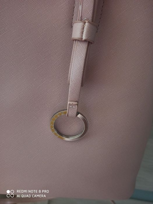 Torebka pudrowy roz lato reserved