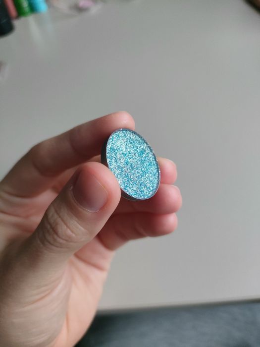 Cień błyszczący brokat turkus niebieski Glam Shop