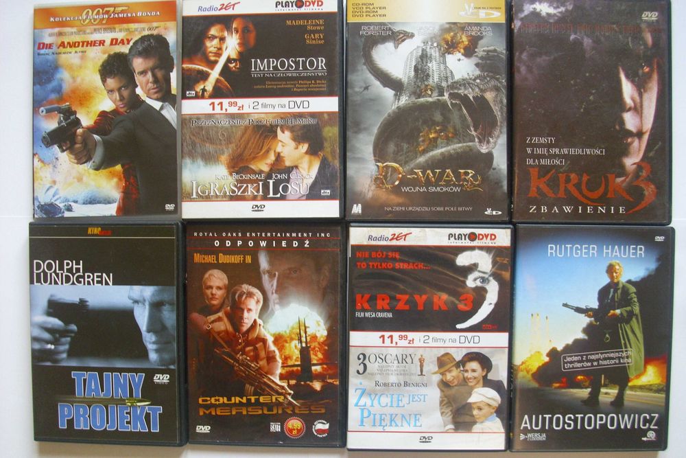 Płyty DVD filmy - stan jak nowe