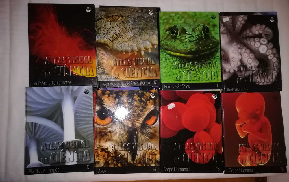 16 livros, atlas visual da ciência