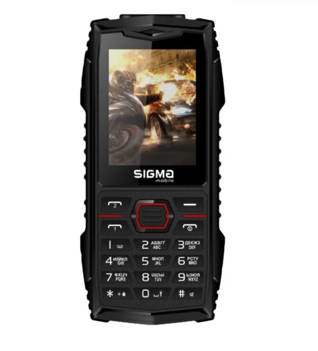 Мобильный телефон Sigma mobile X-treme AZ68 Black-Red