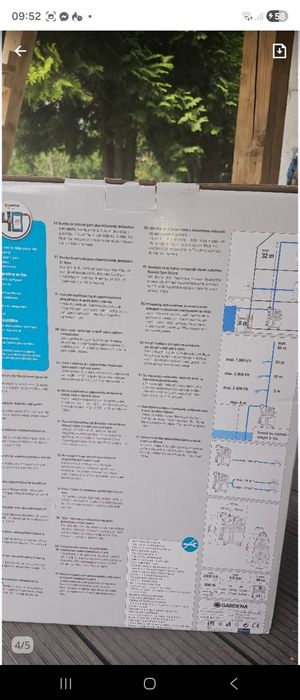 Nowy zestaw hydrofor Gardena tank unit 3000/4 eco