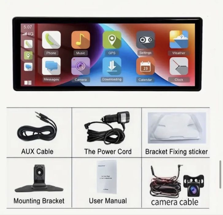 Автомагнітола сенсорна carplay