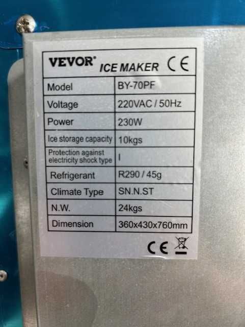 máquina gelo Vevor