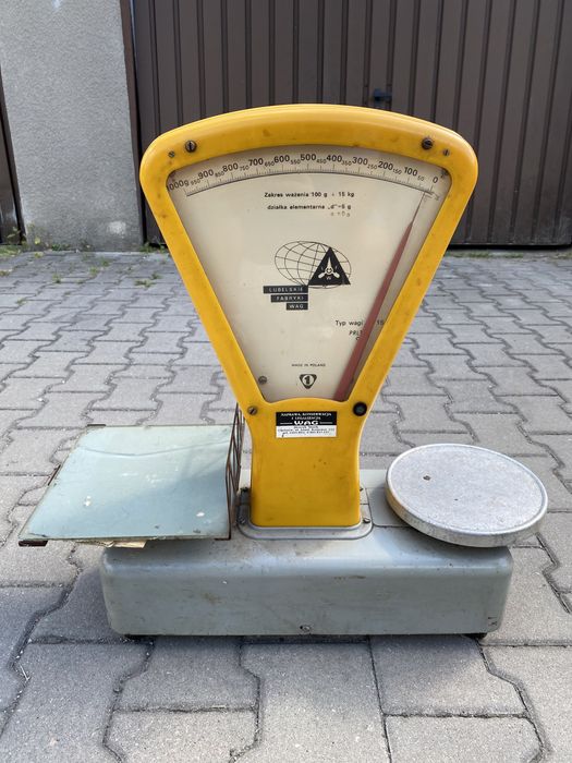 Zabytkowa waga sklepowa / Retro / Warto