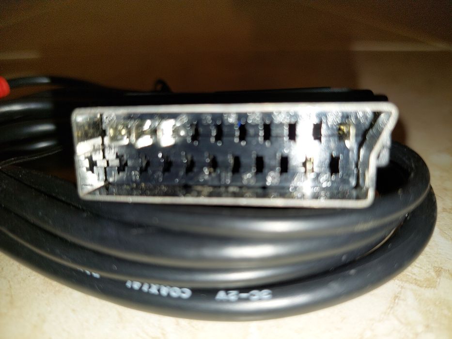 Cabo Scart 5 Pins X 2 RCA