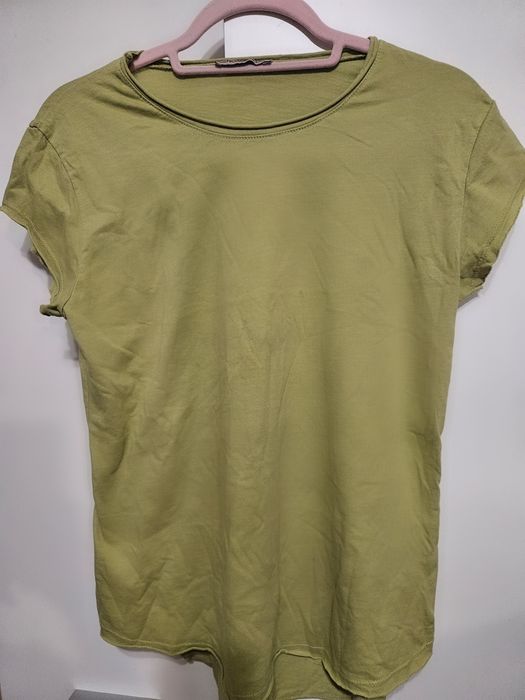 Zielona limonkowa bluzka t-shirt Zero Assoluto