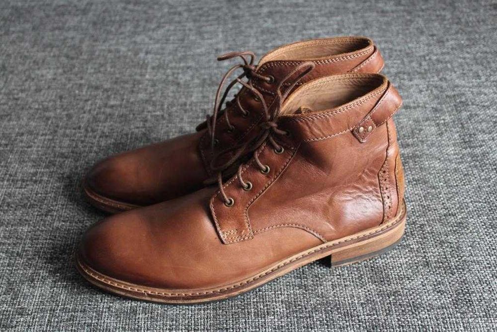 Ботинки Clarks Оригінал Нат шкіра 46р
