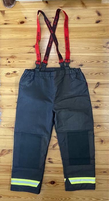 Spodnie Niepalne - Ogniotrwałe - Bristol - L - Nowe - Straż / Wojsko