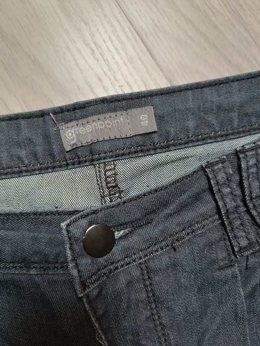 Greenpoint spodnie jeansowe rurki dżinsy damskie skinny L