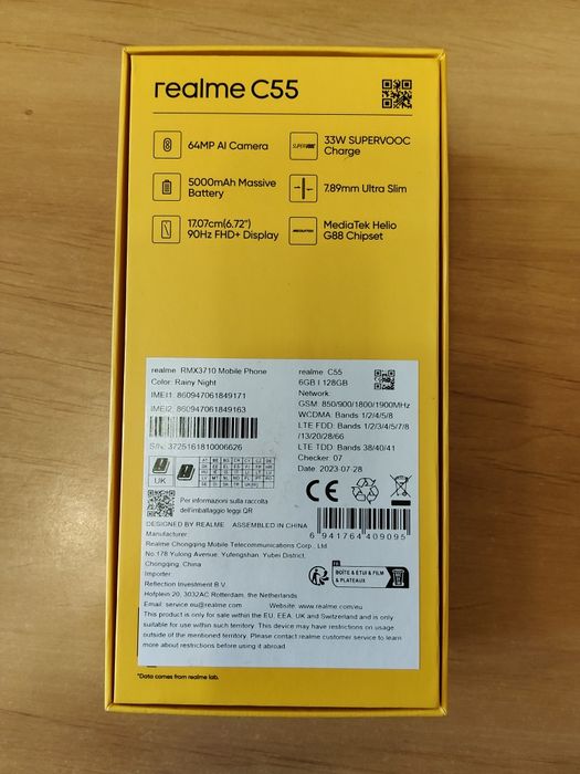 Sprzedam Realmy C55 stan jak nowy NFC 6GB/128GB