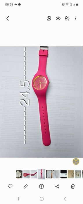 Zegarek różowy JELLY WATCH
