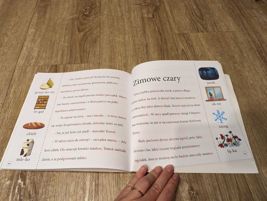 Książka "Piszę i czytam. Ćwiczenia z naklejkami."