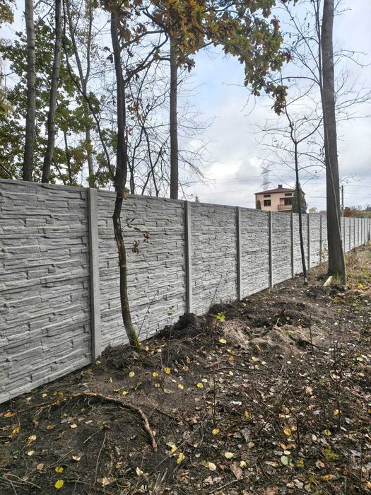 Ogrodzenie betonowe / Przęsło betonowe / kompleksowo