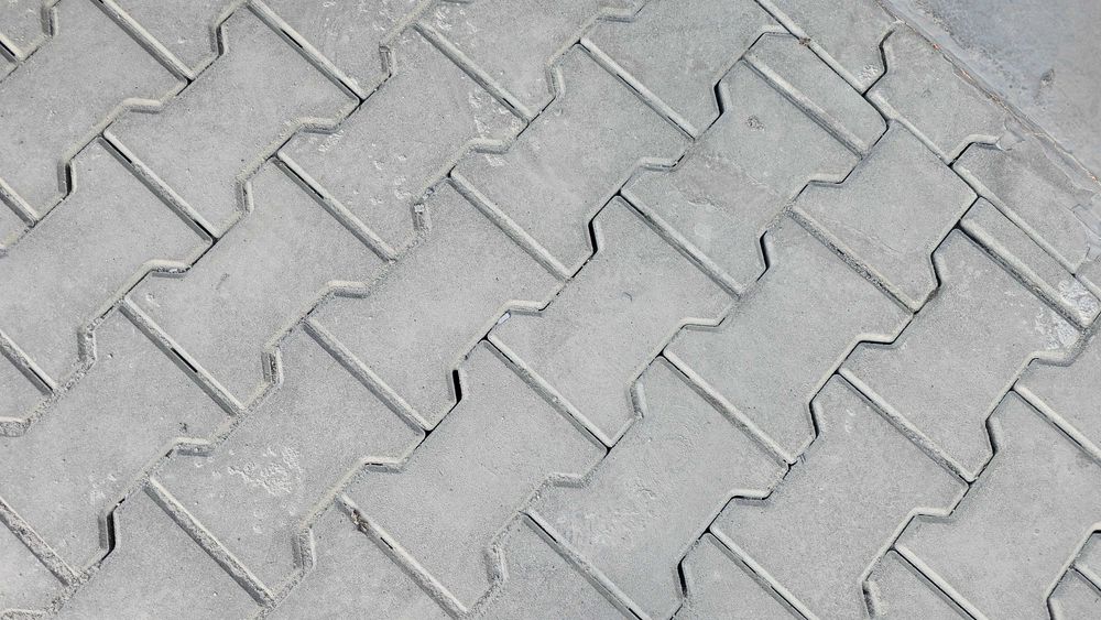 Kostka brukowa betonowa behaton przemysłowa typ H szara 8 cm