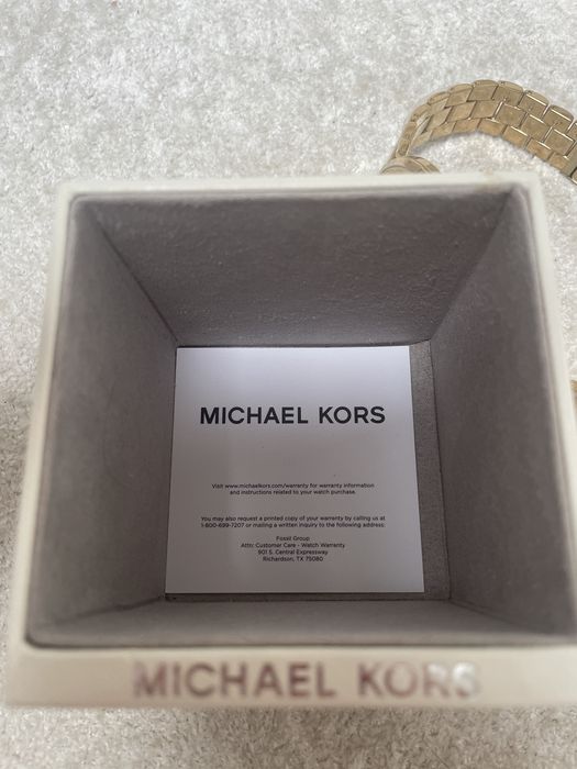 Złoty elegancki zegarek Michael Kors MK