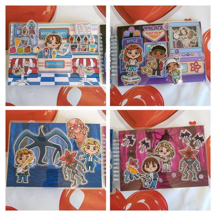 Дивні дива Stranger things альбом на липучках