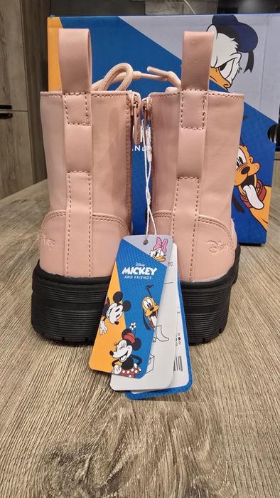 Różowe botki Minnie Disney 28