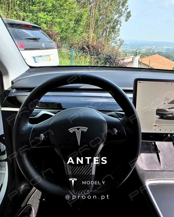 Tesla Model Y|X 2019 + Carplay Android Auto Wireless Display Frontal
