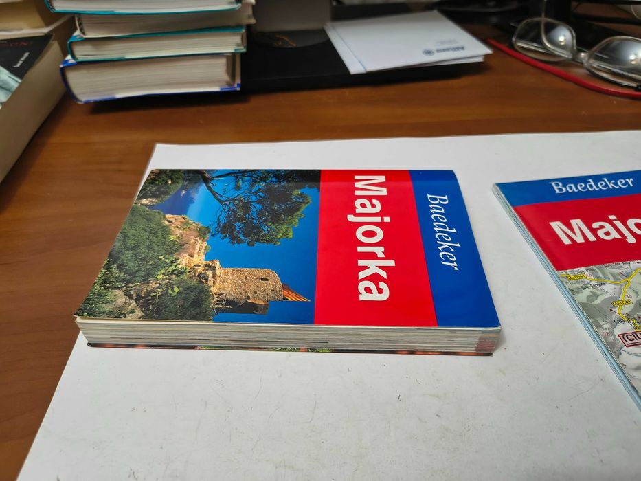 Majorka, przewodnik Baedeker z mapą drogową