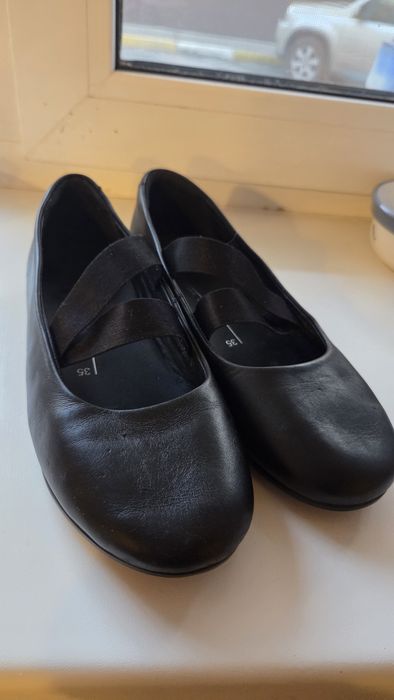 Туфлі балетки шкіряні ecco 35 р