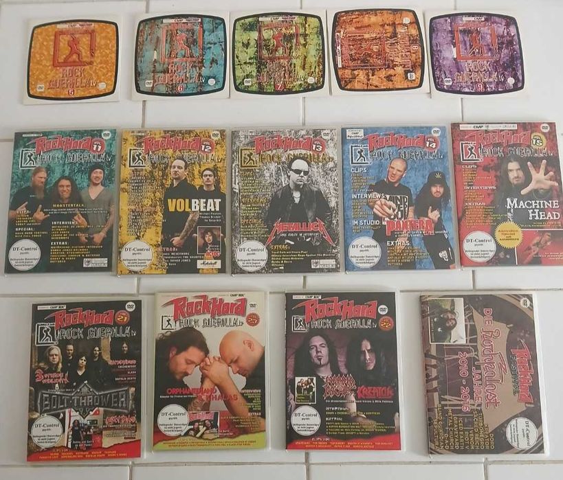 14 DVDs Rock Hard Rock Guerrilla