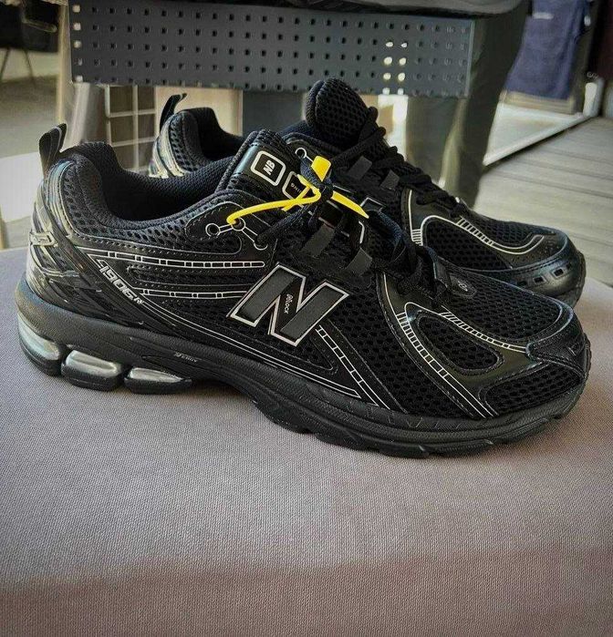 New Balance 1906R | Triple Black | Silver Detail |