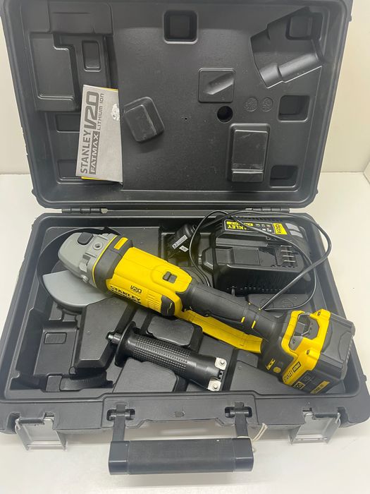 Szlifierka kątowa STANLEY FATMAX V20 18V 125mm zestaw 1x4.0Ah